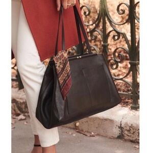 Sezane Francoise handbag - black leather